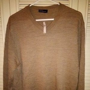 GAP slub merino wool v neck sweater NWT